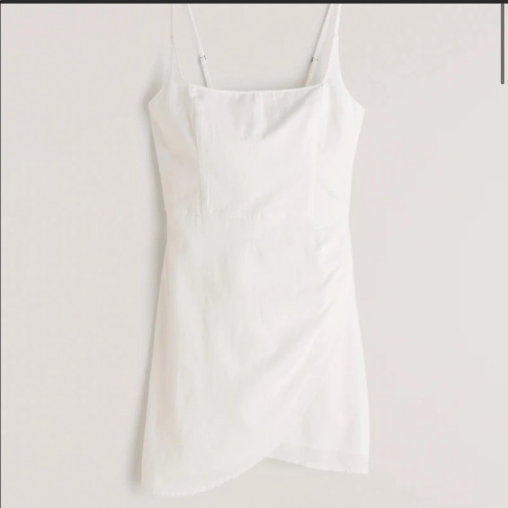 Abercrombie Linen Wrap Mini Dress
